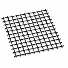 Сетка канилированная рифленая черная 15×15×3 мм, 2×1 м
